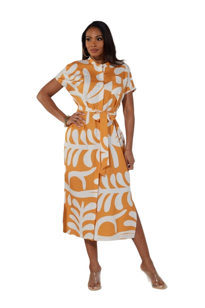 ABSTRACT STEMS SHIRTDRESS - Especially Yours