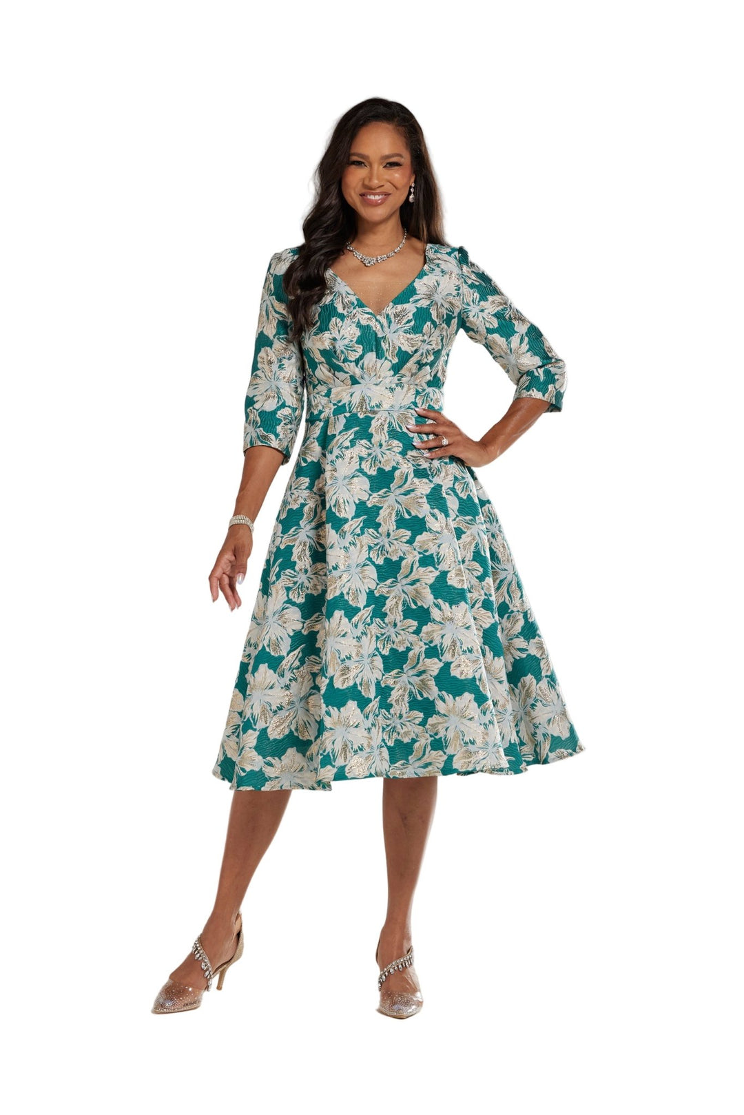 TEXTURAL BLOSSOMS DRESS - Especially Yours