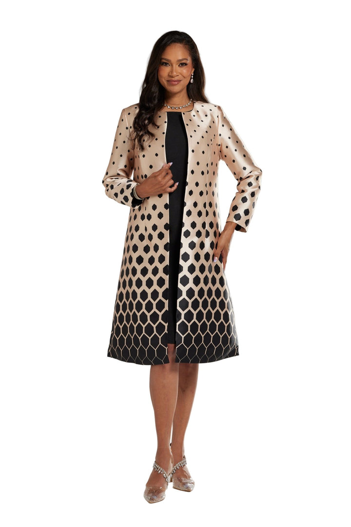 MODERN GEO PRINT JACKET DRESS - Especially Yours