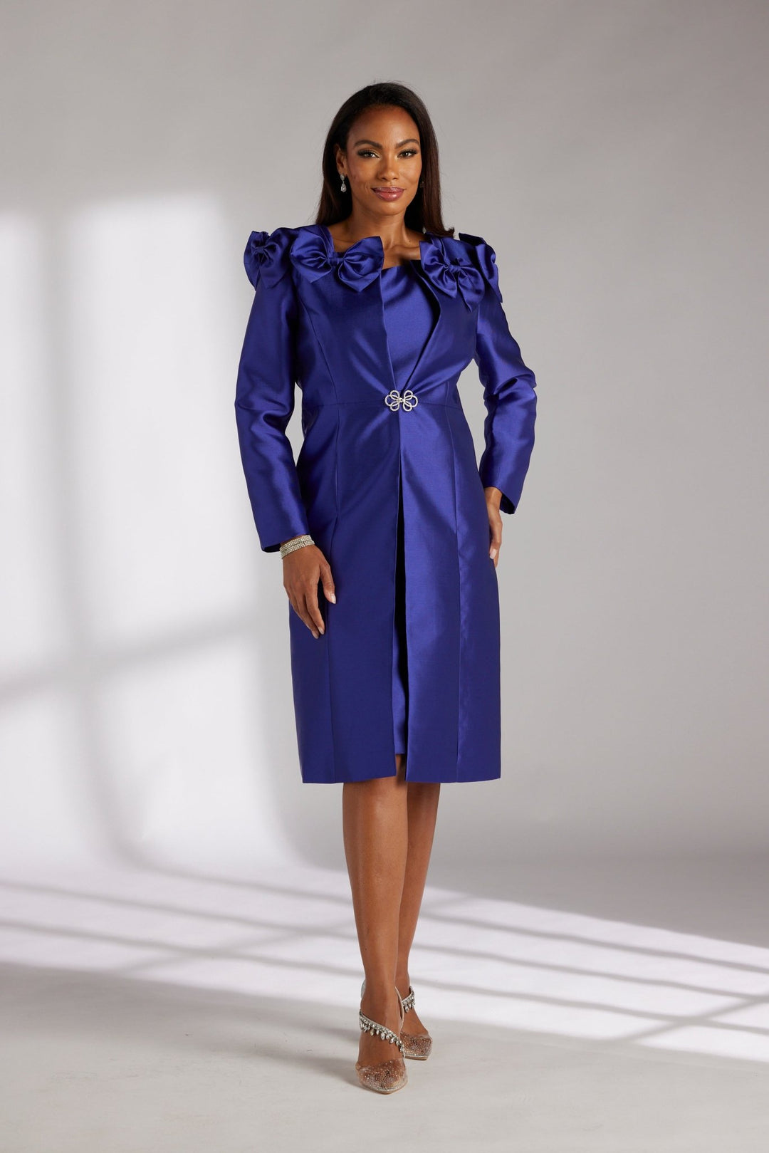 ADORNED WITH BOWS JACKET DRESS - Especially Yours