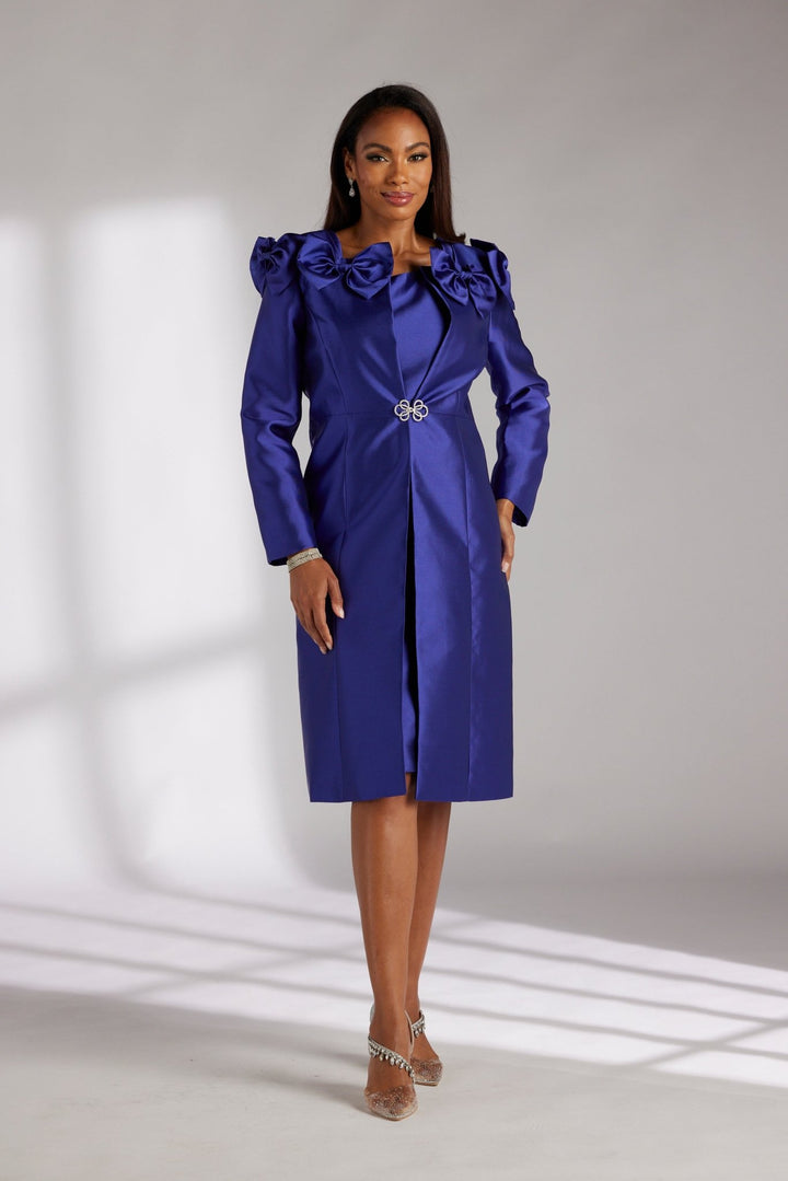 ADORNED WITH BOWS JACKET DRESS - Especially Yours