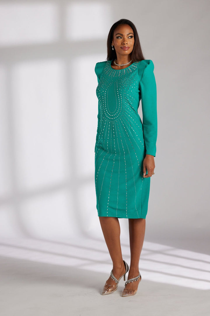 INTRICATE PATTERNS KNIT DRESS - Especially Yours