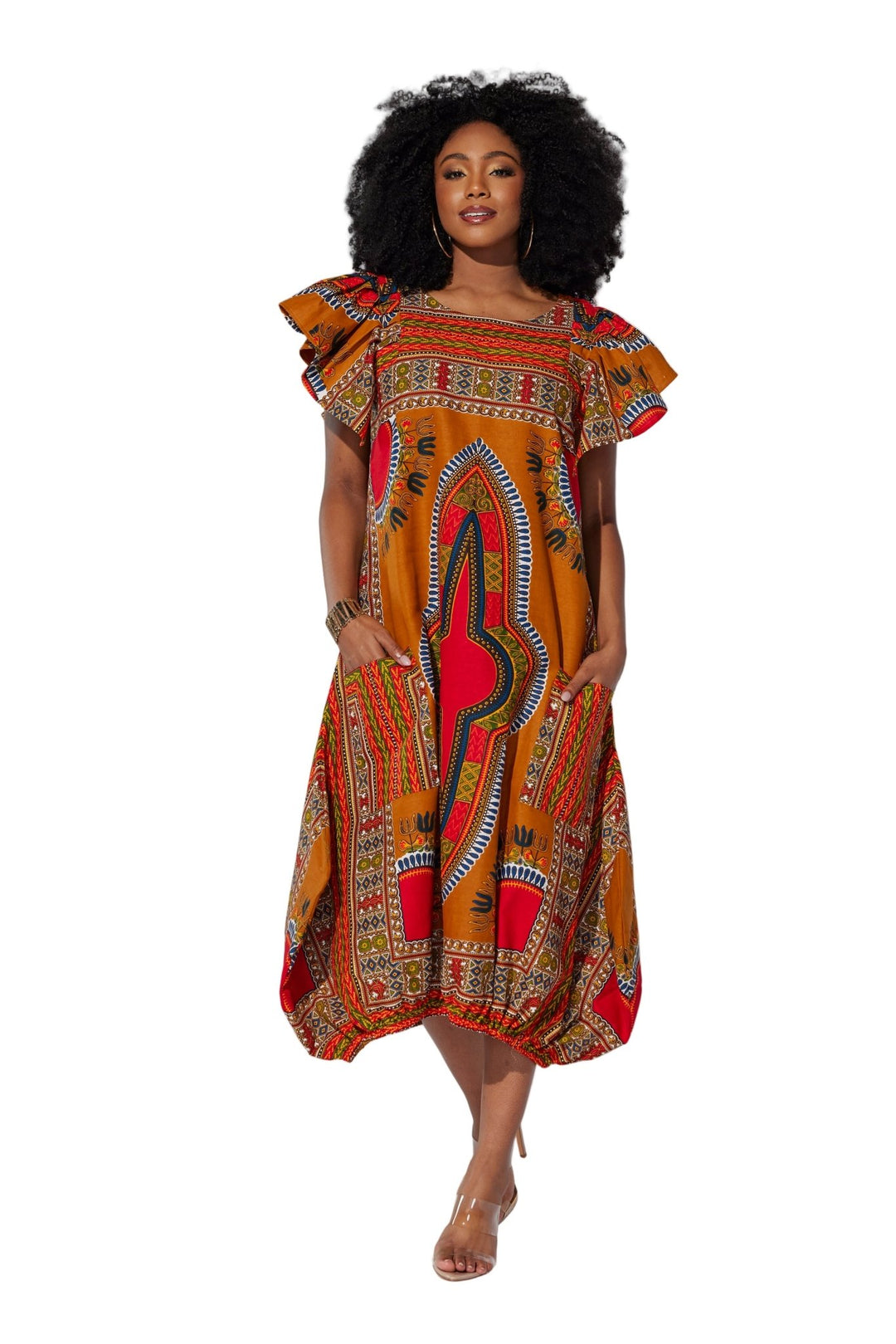 Undeniably Dashiki Pocket Dress - Especially Yours