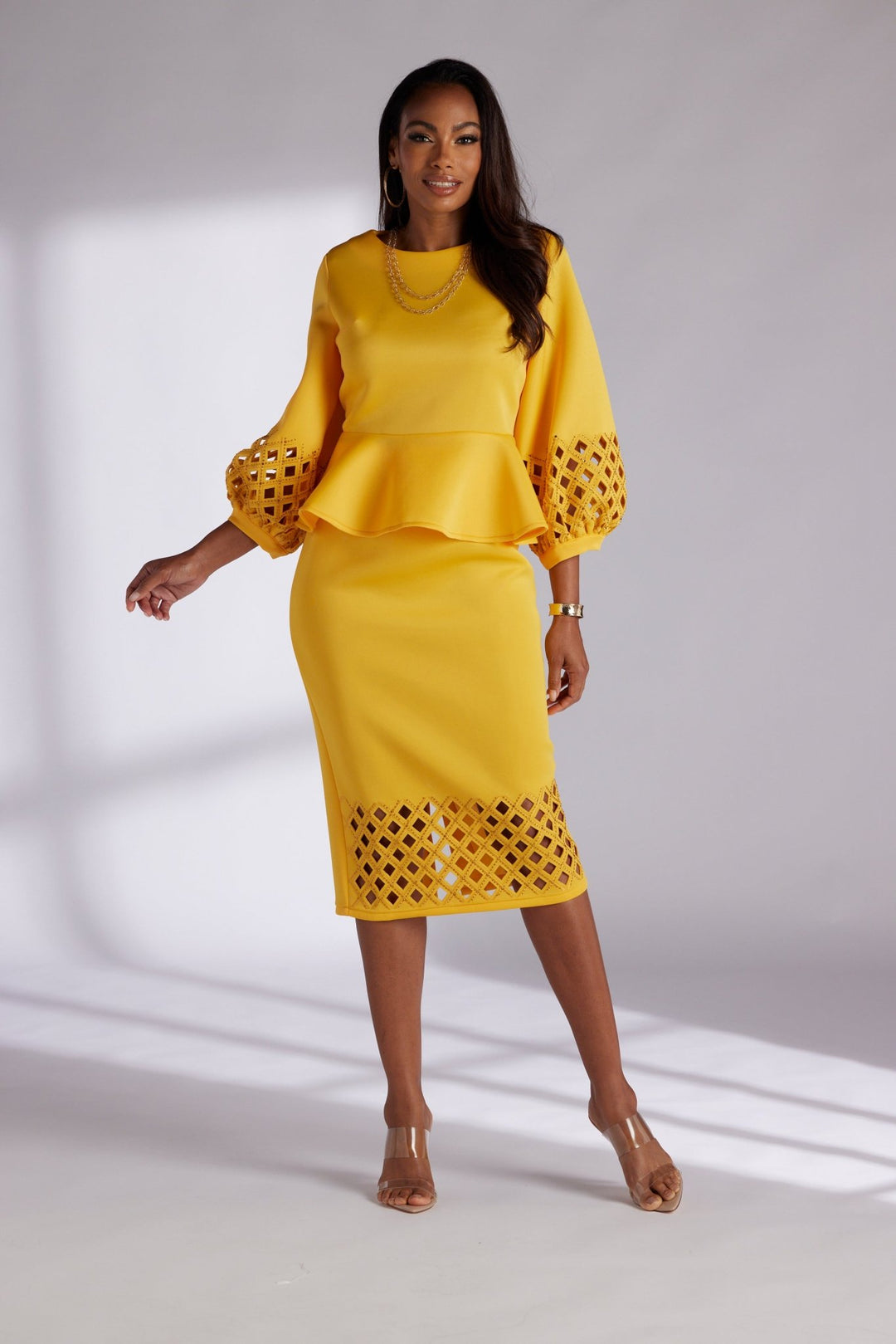 LAVISHED WITH LATTICE SKIRTSET - Especially Yours