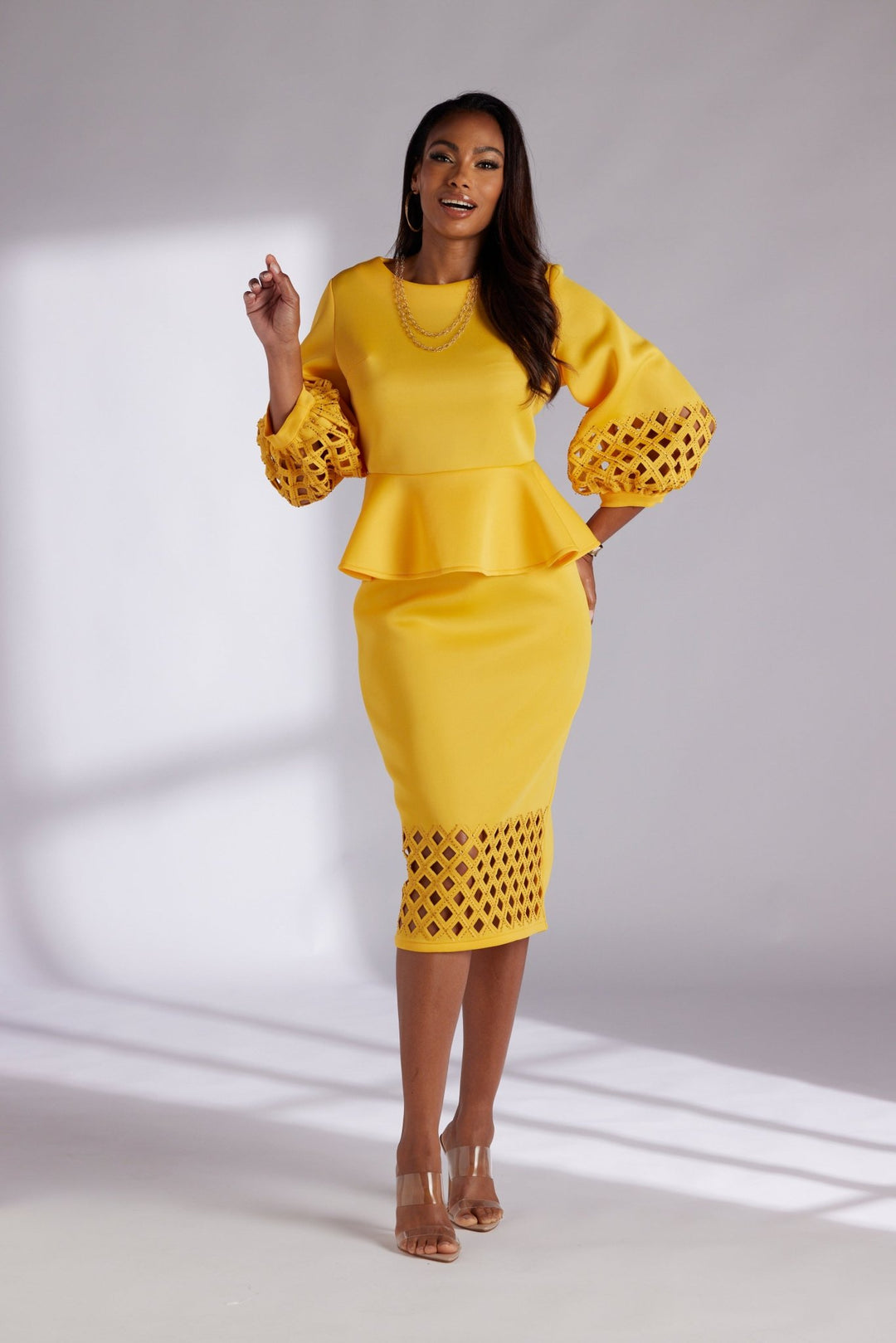 LAVISHED WITH LATTICE SKIRTSET - Especially Yours