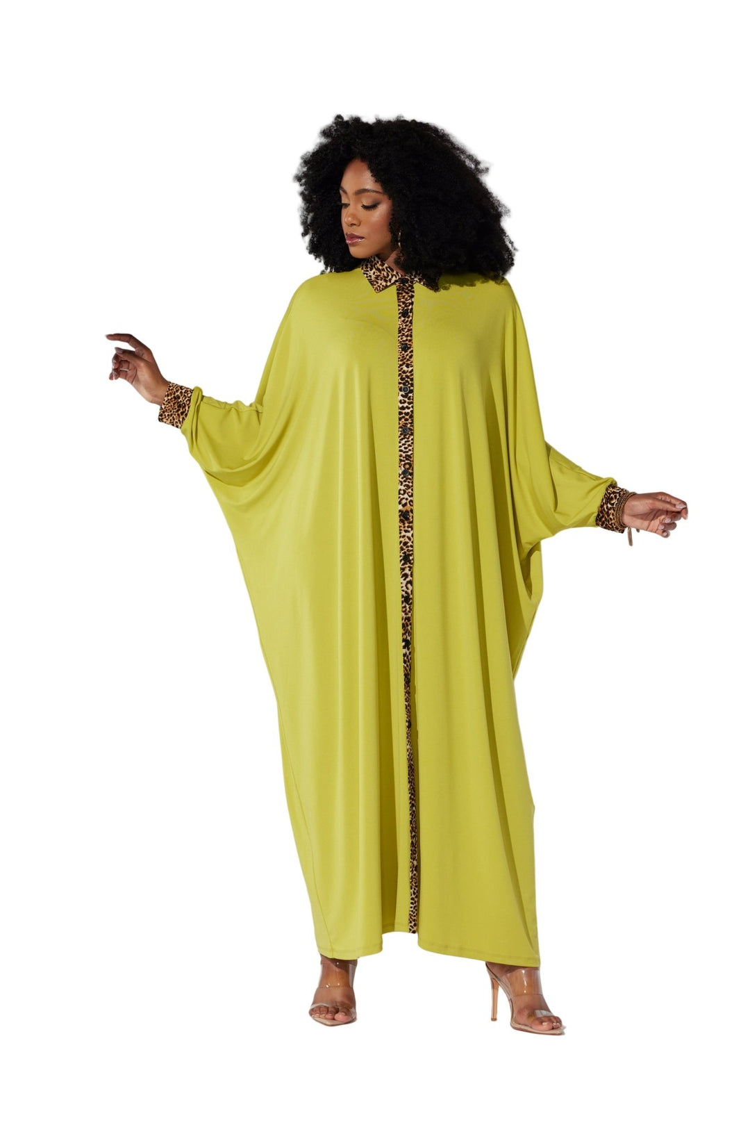 Touch of Leopard Caftan - Especially Yours