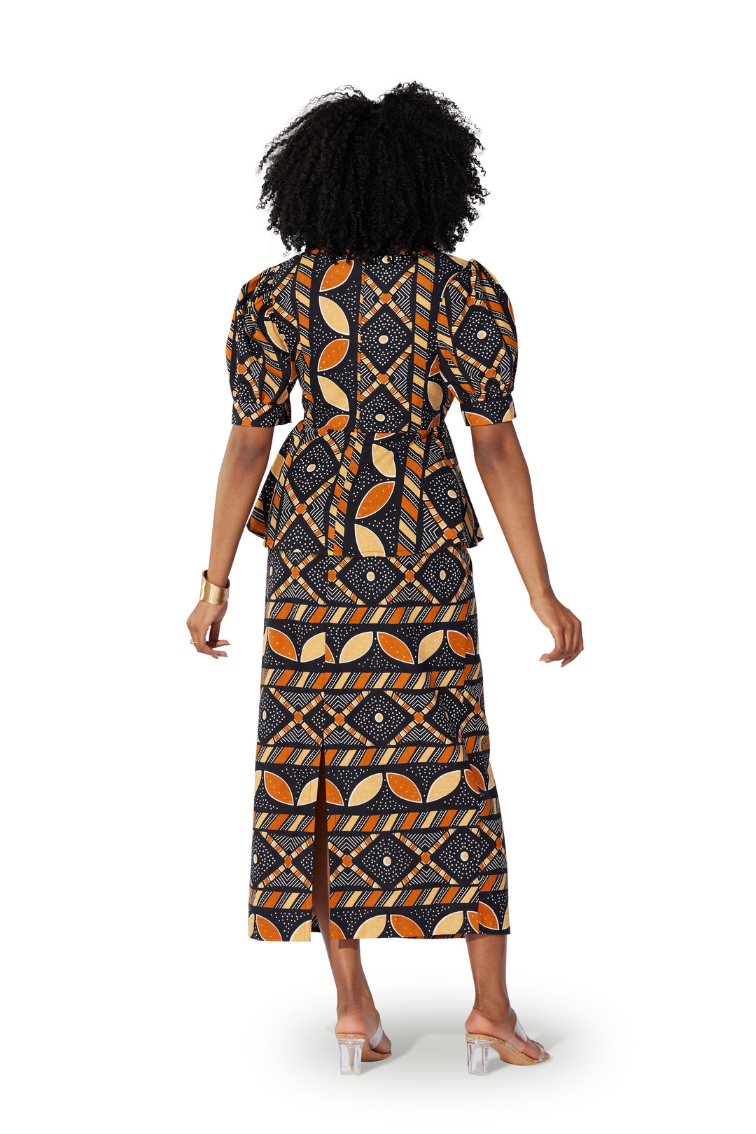 Ankara Peplum Skirt Set by Studio EY
