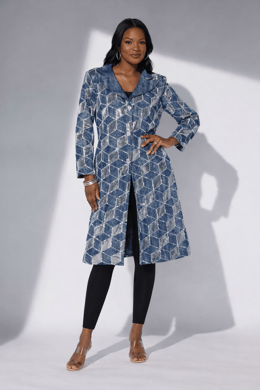 Denim Goes Glam Sequined Jacket by Studio EY - Especially Yours