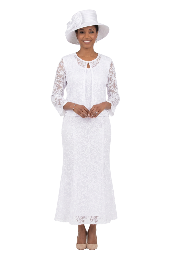 3pc Lux Lace Maxi Skirt Suit