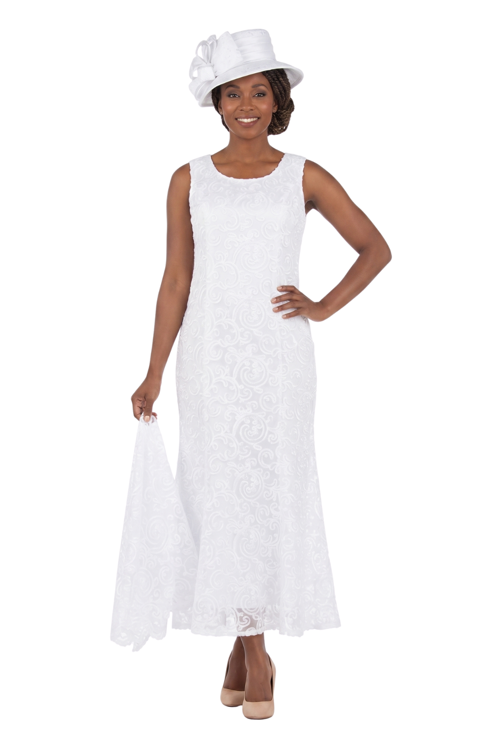 2pc Lux Lace Bolero Jkt Dress