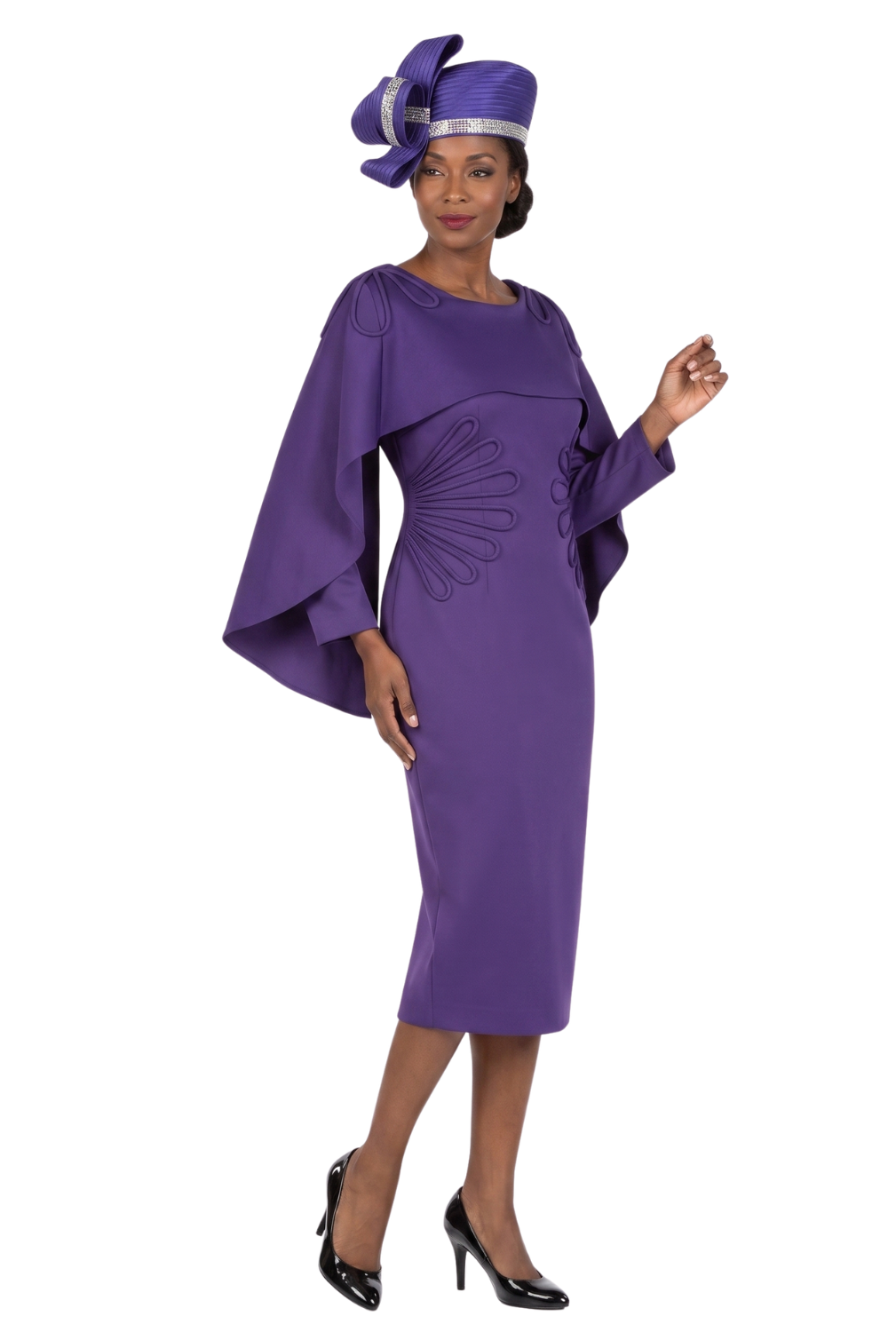 Scuba Shift Drs w/ Cape and Piping Detail