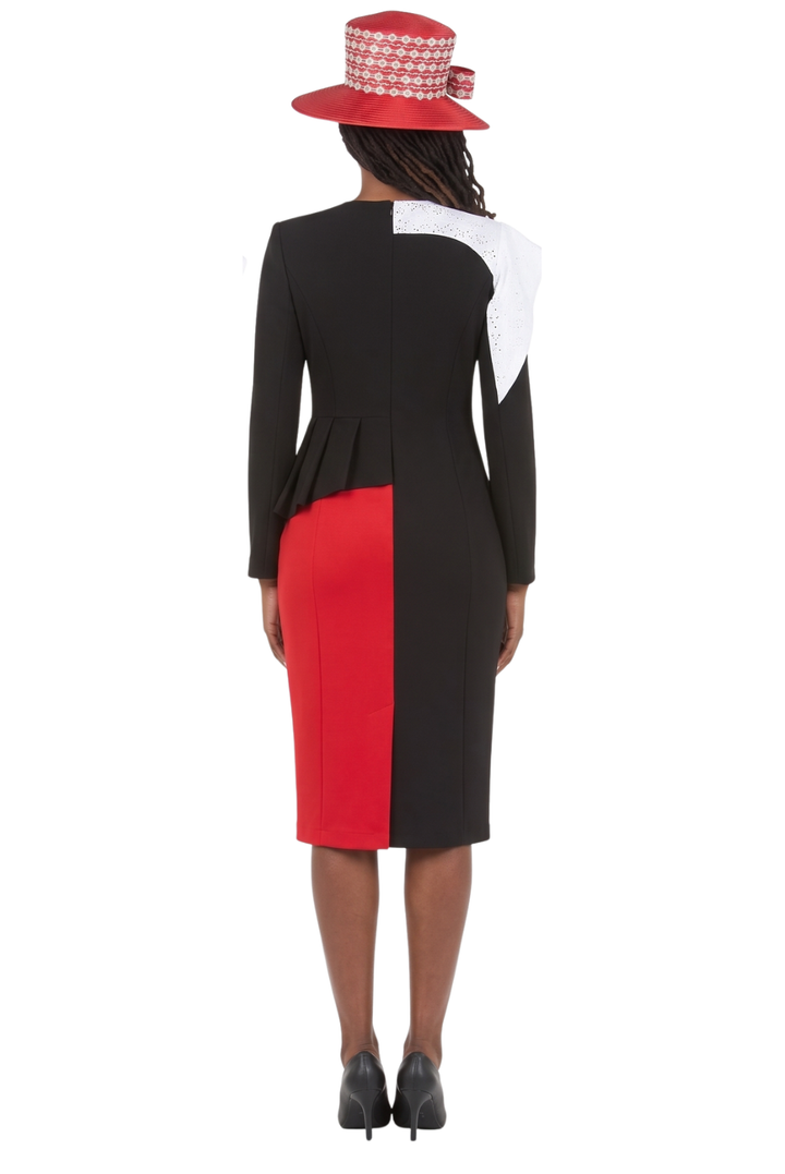 1pc Scuba ColorBlock Novelty Dress