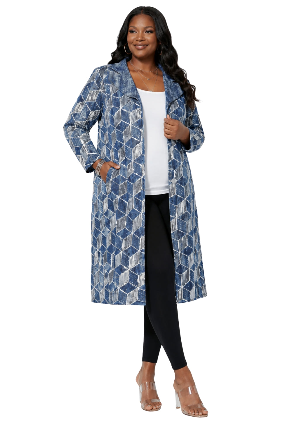 Denim Goes Glam Sequined Jacket by Studio EY