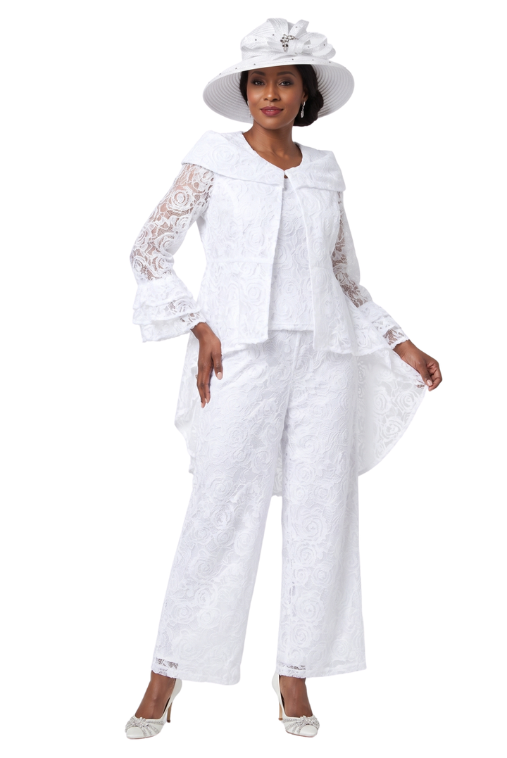 3pc Luxe Lace Pants Set-Plus