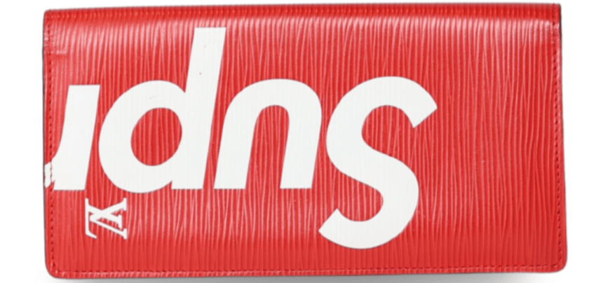 Louis Vuitton x Supreme - Red Epi Leather Brazza Wallet (Pre - Owned) - Especially Yours