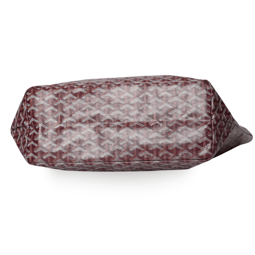 Goyard - Saint Louis GM Tote in Burgundy Chevron Canvas (Pre - Owned) - Especially Yours