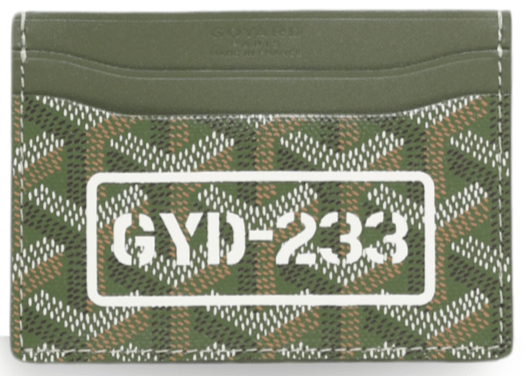 Goyard - Saint Sulpice Khaki Green Card Wallet (Pre - Owned) - Especially Yours