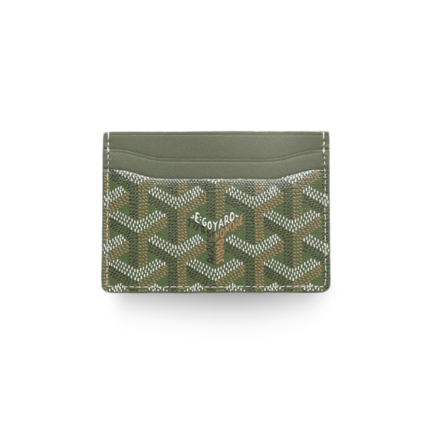 Goyard - Saint Sulpice Khaki Green Card Wallet (Pre - Owned) - Especially Yours