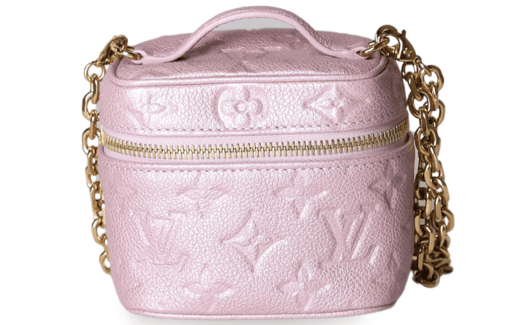 Louis Vuitton - Monogram Empreinte Nice Nano Vanity Case Rose Pink (Pre - Owned) - Especially Yours