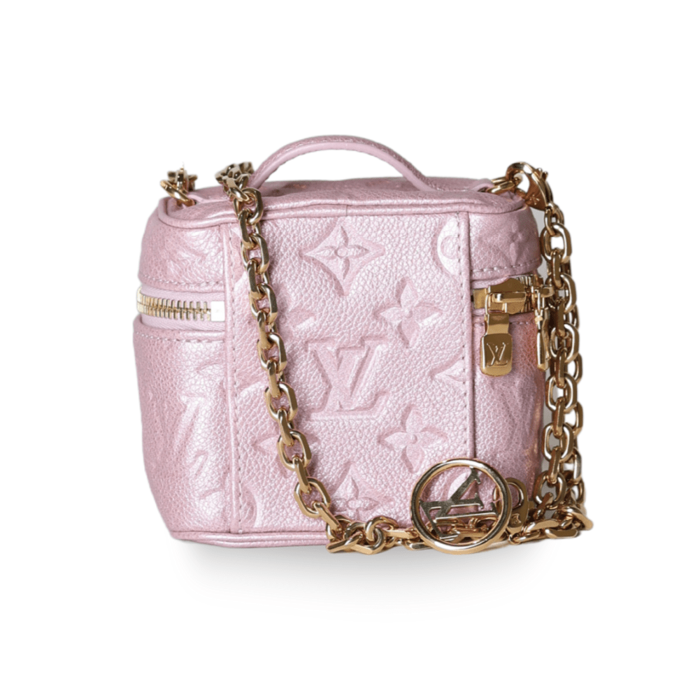 Louis Vuitton - Monogram Empreinte Nice Nano Vanity Case Rose Pink (Pre - Owned) - Especially Yours