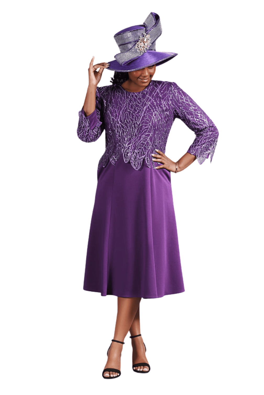 A - line Scuba Drs w/ Lux Lace Overlay - Especially Yours