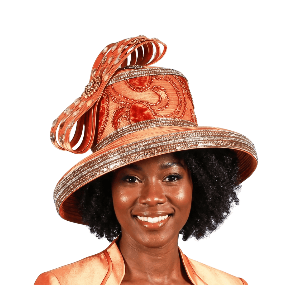 Med Brim Hat w/ Extensive Embellishments - Especially Yours