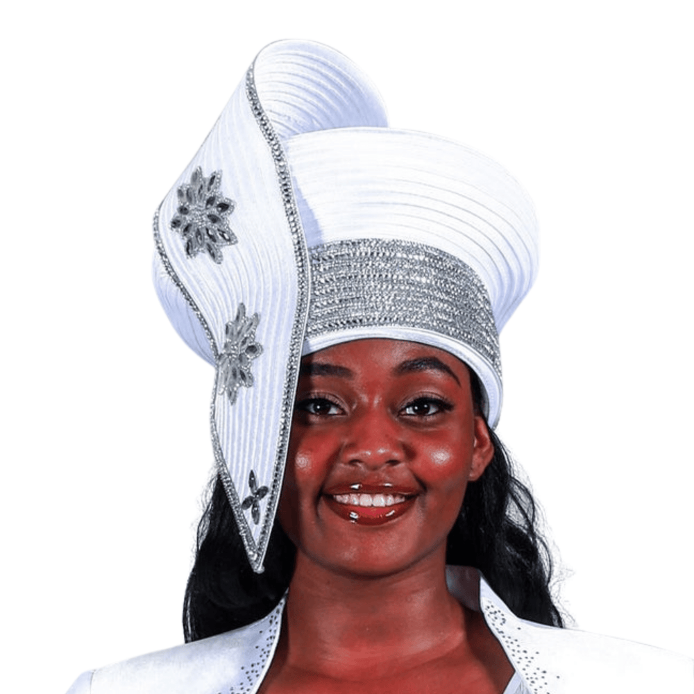 Heavily Rhinestone Embellished Pillbox Hat - Especially Yours
