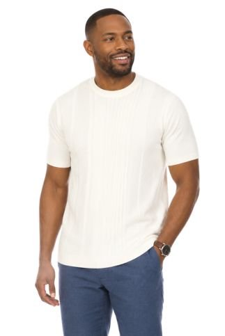 Men's Stylish Premium Knit Textured T-Shirt - Especially Yours