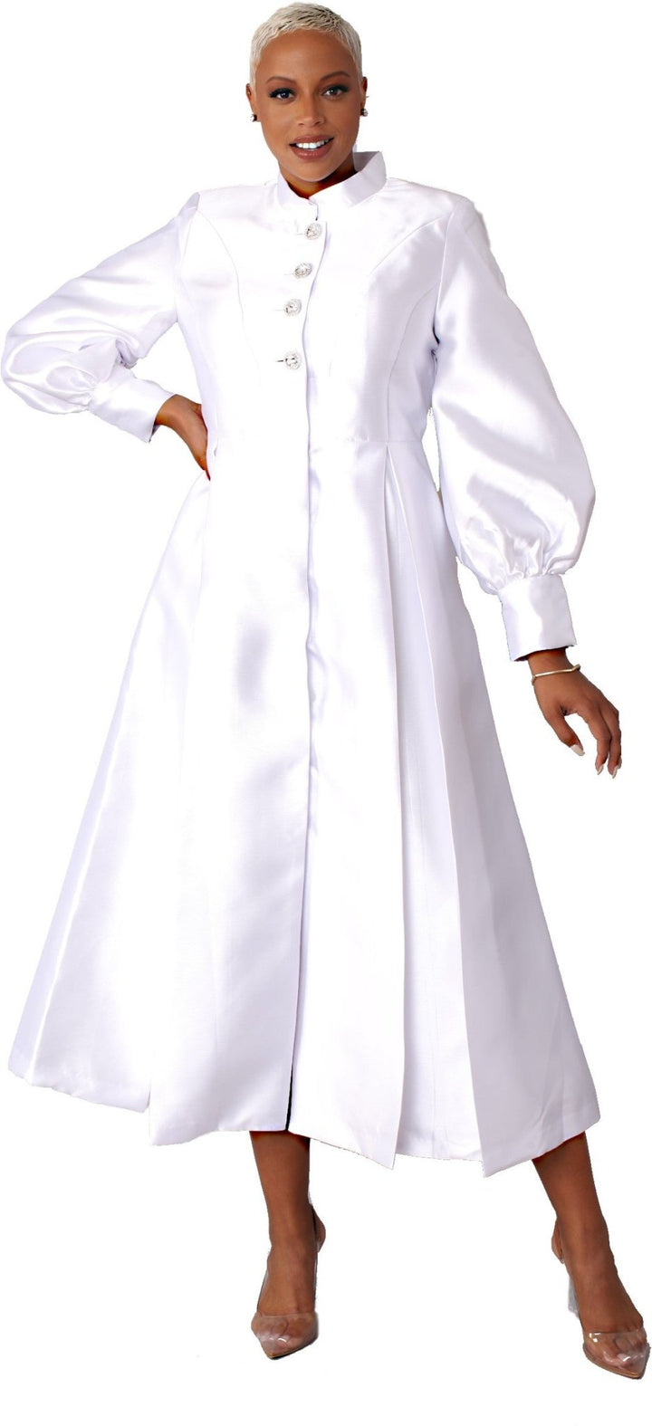 Two - Toned Woven Cassock Robe - 4802 - Especially Yours