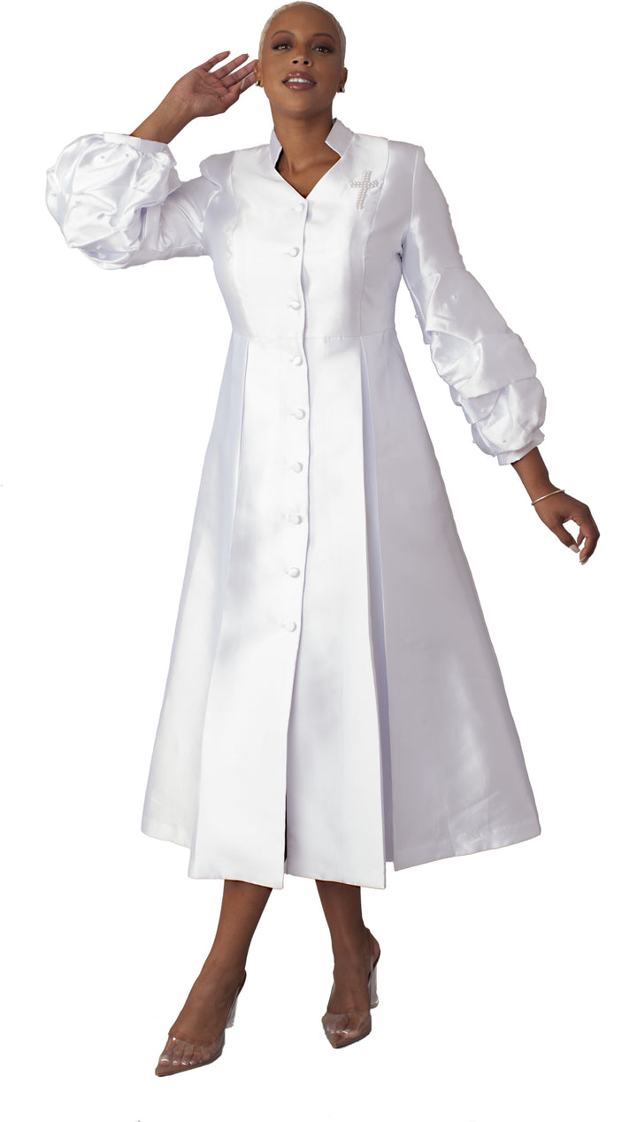 Womens Clergy Collar Cassock Robe -4730