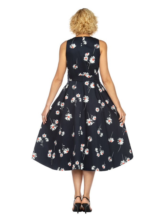 Sleeveless Full Flare Hi-Lo Drs w/ Styling Belt - Especially Yours