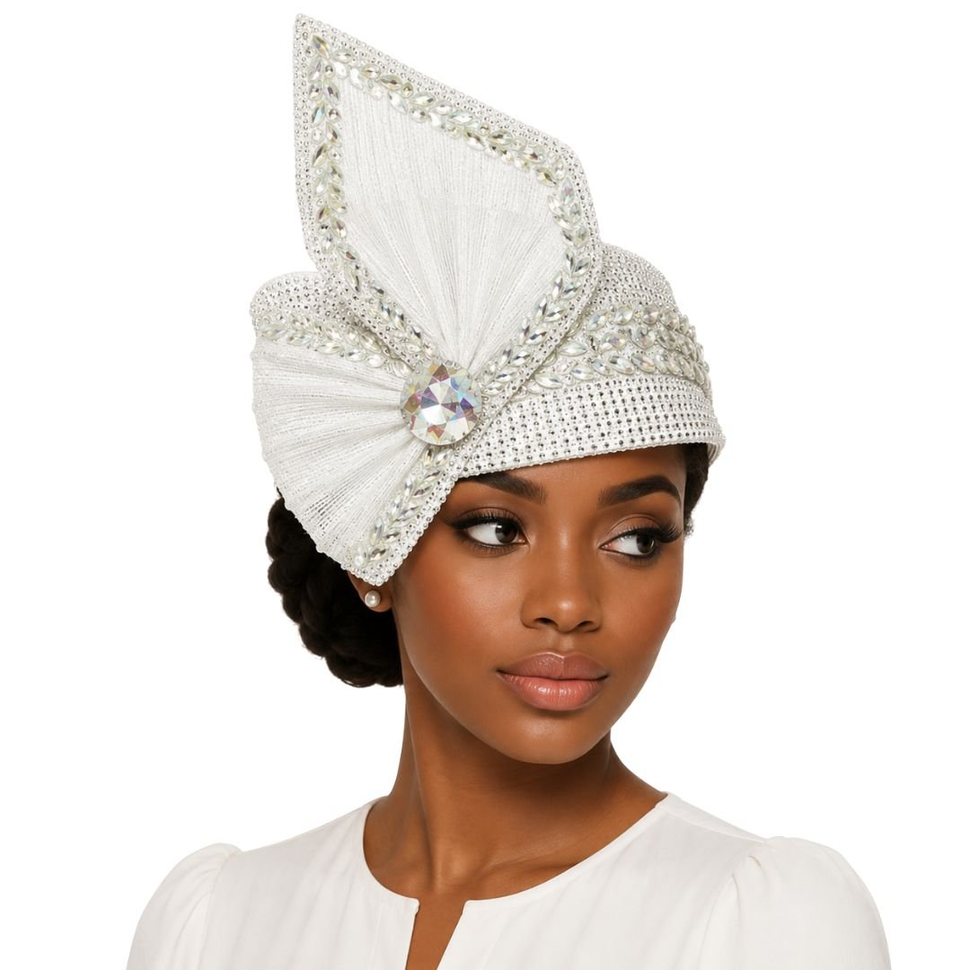 Steeple Crystal Cathedral Pillbox Church Hat - Whittall & Shon - Especially Yours