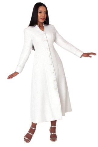 Elegant Plus Size Tweed Robe - 41032W - Especially Yours
