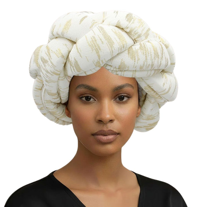 Thick Knot Padded Braided Turban Hair Wrap - Especially Yours