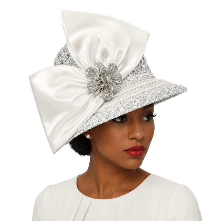 Bijoux Sequin Bow Church Hat by Whittall & Shon - Especially Yours