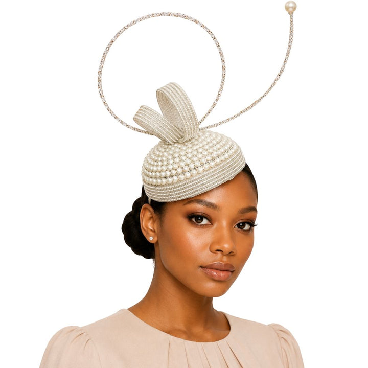 Leonardo Crystal Arc Fascinator Headband - Whittall & Shon