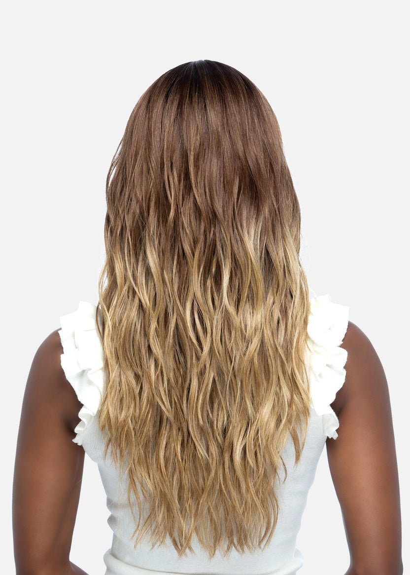 YERIEL 24" LAYERED PIECED LOOSE CURL WITH INVISIBLE CENTER PART - Especially Yours