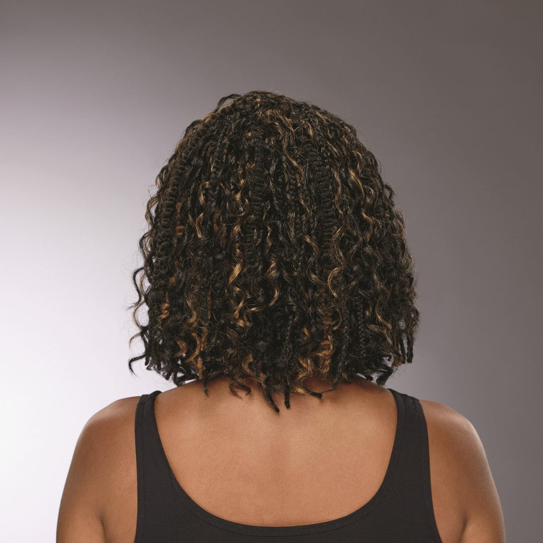 Ebonee Hand - tied monofilament lace part Hand - braided Extended neck wig by Especially Yours® - Especially Yours