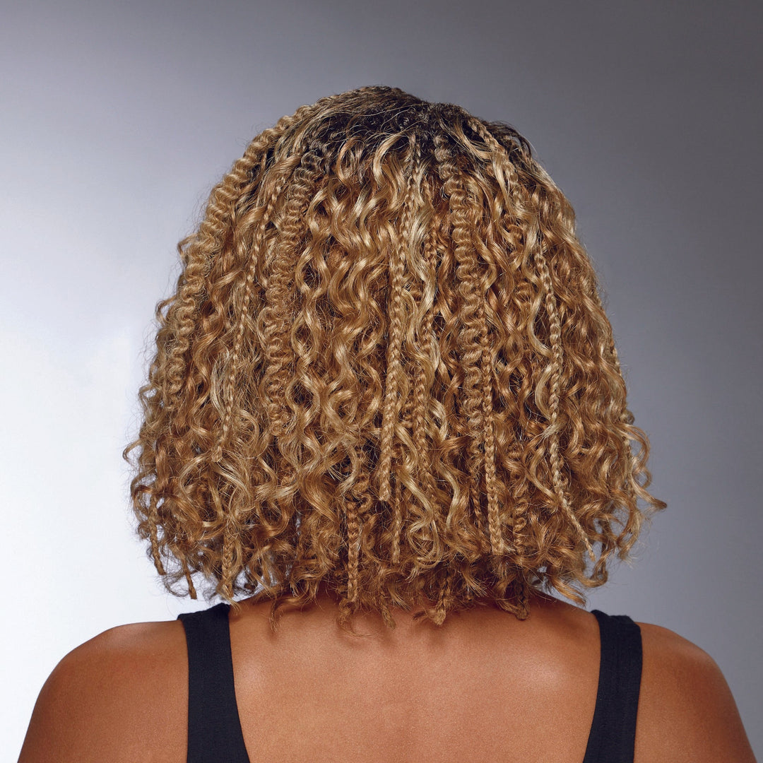 Ebonee Hand - tied monofilament lace part Hand - braided Extended neck wig by Especially Yours® - Especially Yours