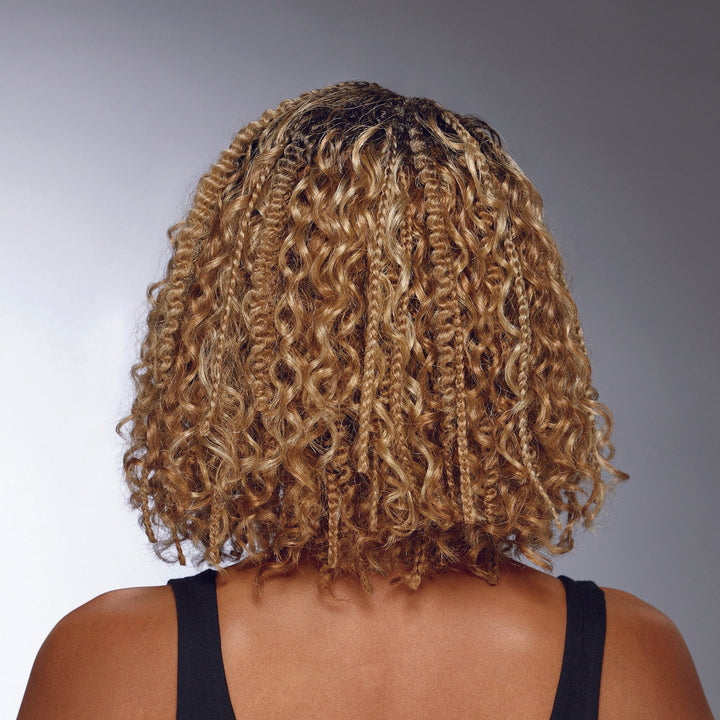 Ebonee Hand - tied monofilament lace part Hand - braided Extended neck wig by Especially Yours® - Especially Yours