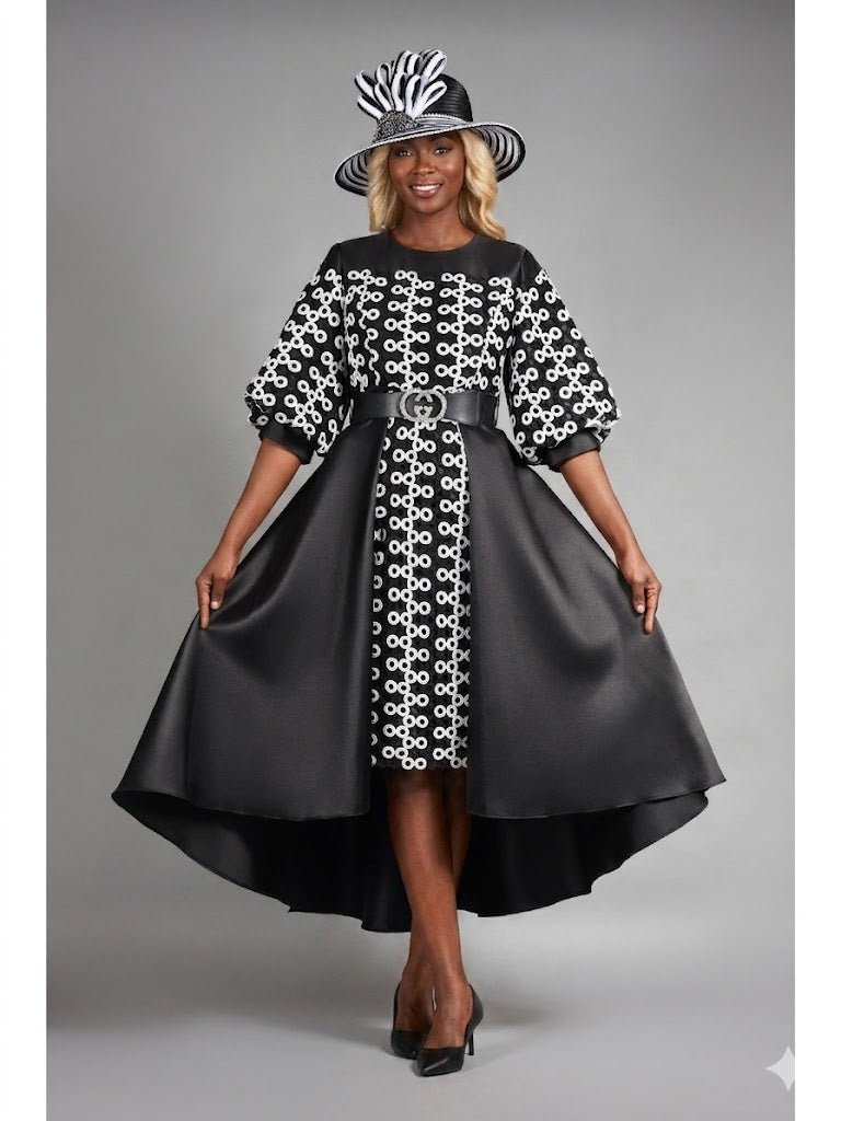 Two - tone Crochet in Circles A - line Drs - Plus - Especially Yours
