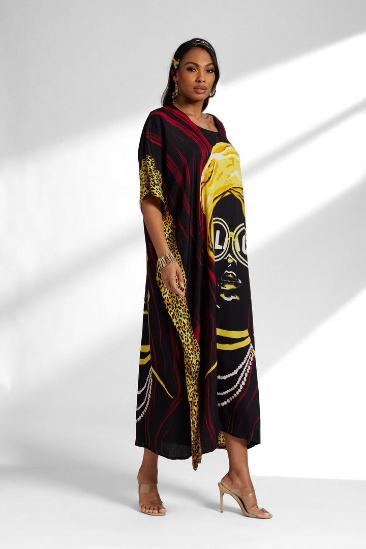 african inspired caftan dress women