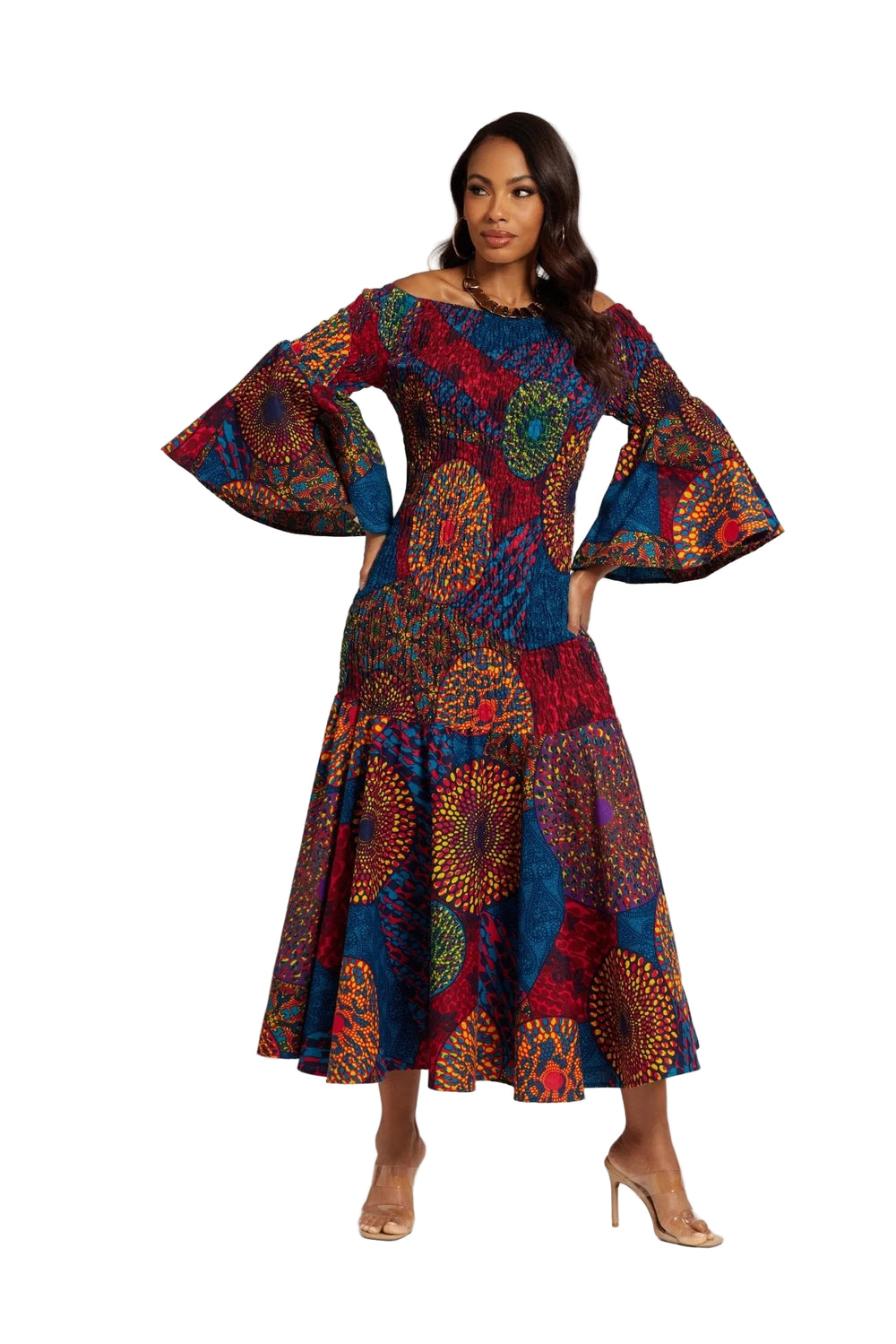 ankara african print dress for women