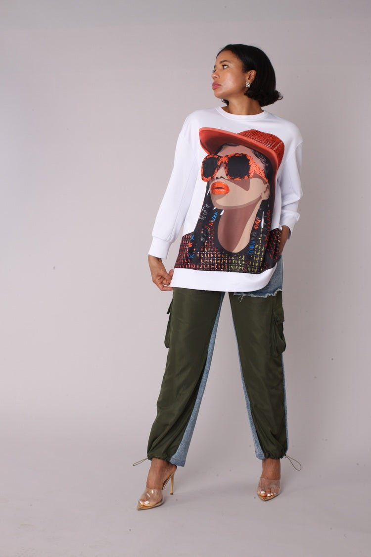 Artistic Portrait Graphic T-Shirt - 82392 - Especially Yours