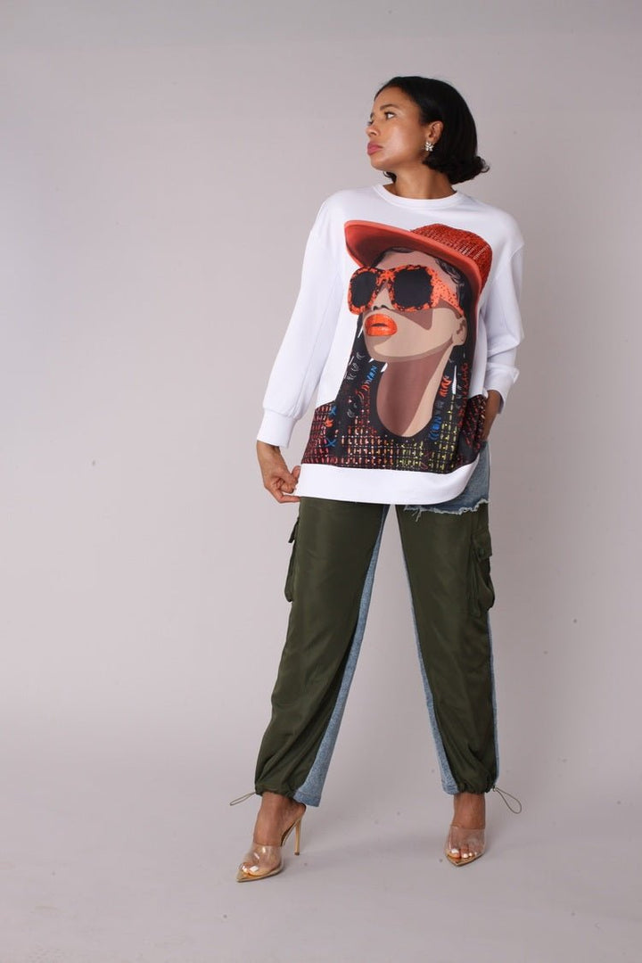 Artistic Portrait Graphic T-Shirt - 82392 - Especially Yours