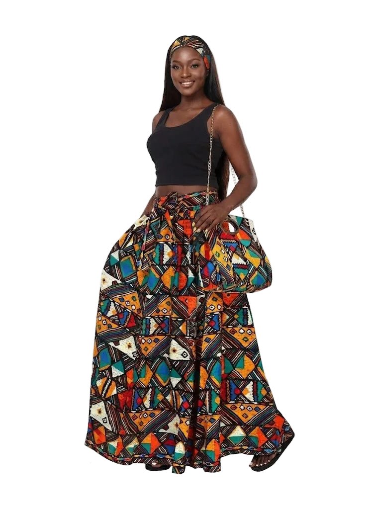 Pack this up! Maxi Skirt & Shoulder Bag Set - Especially Yours