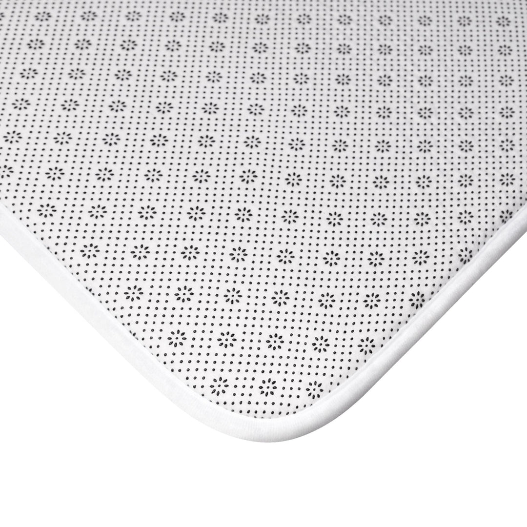 Shanell White Bath Mat - Especially Yours
