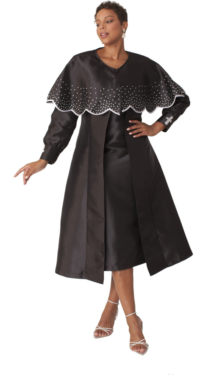 3 - Piece Church Robe with Detachable Cape – 4866 - Especially Yours