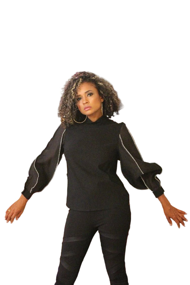 Elegant Puff Sleeve Blouse - 8775 - Especially Yours