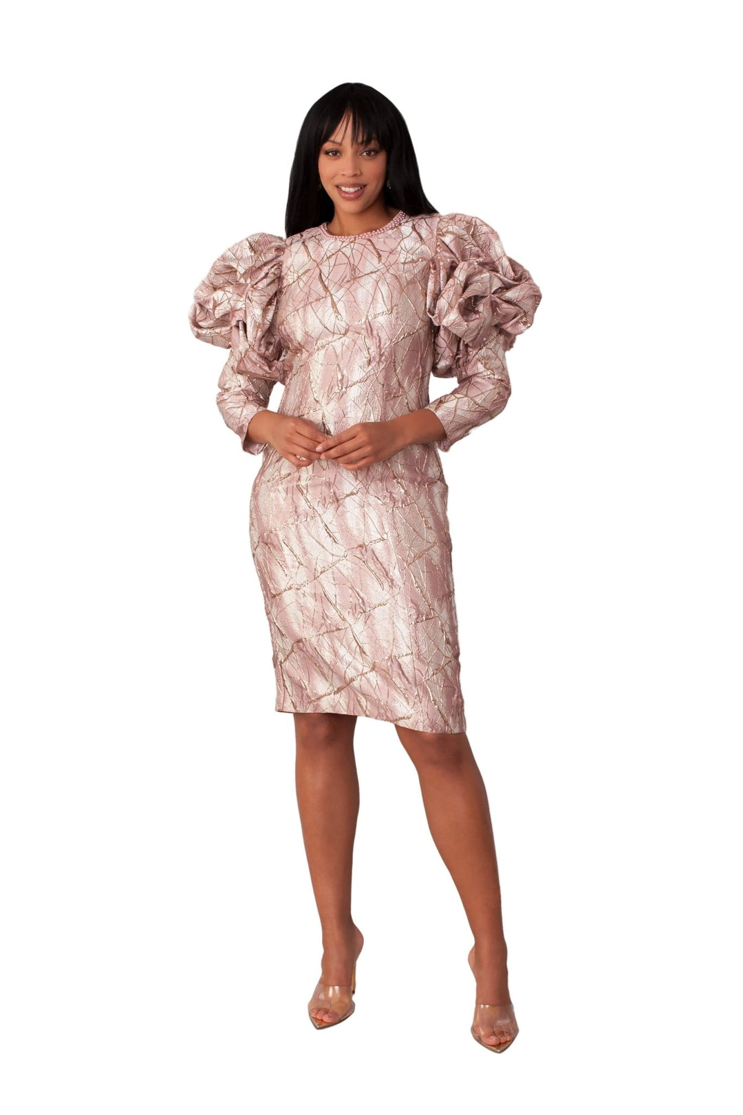 brocade n texture dress by ey boutique